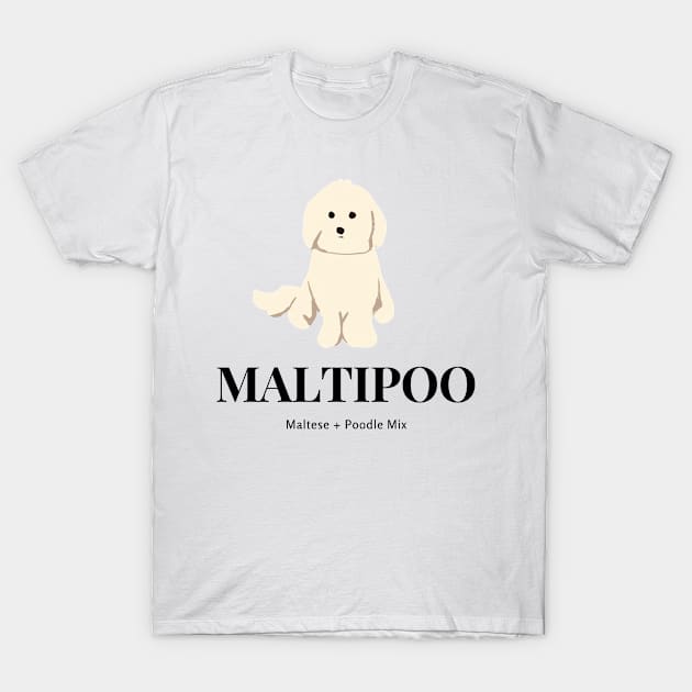 Maltipoo Explanation T-Shirt by PatternbyNOK